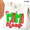 Mimi Christmas Comfort Colors Shirt, Grandma Shirt, New Grandma Tshirt, Santa Tee, Xmas Gifts