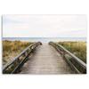 Canvas Print, Wooden Path by the Sea