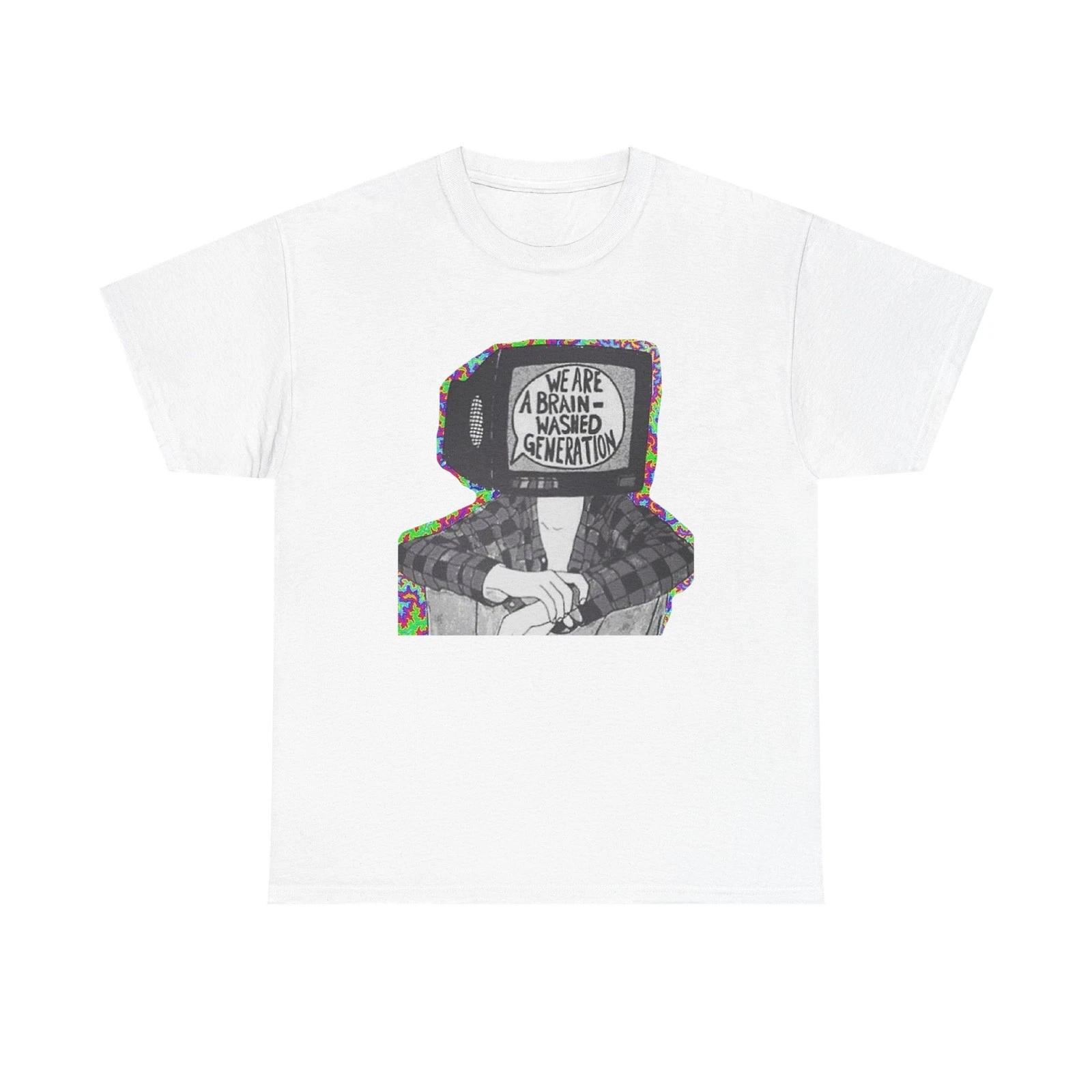 

Brain Washed Generation Graphic T-Shirt Cotton Tee New Gift Vintage XL