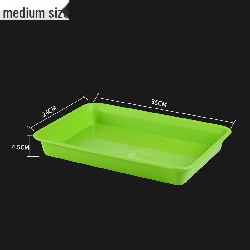 Plastic Thickened Plate for Cold Dishes, Braised Food, Hot Pot Skewers, and Vegetable Display