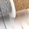 10Yards/Roll Stainless Steel Extension Chain Bulk Tail Chains For Jewelry Making DIY Bracelets Necklace Accessories Wholesale