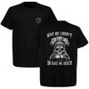 WORKMAN Give Me Liber or Give Me Death Liberty Bell Skull Patriotic T-Shirt Unisex T-Shirt