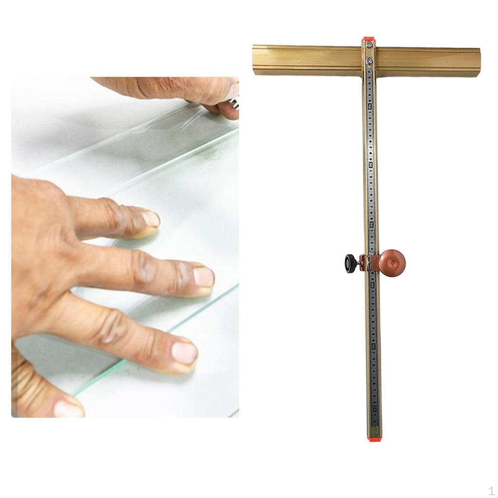 T Nóż do cięcia szkła Metalowy 60cm Długość, Praktyczny pasek do cięcia płytek