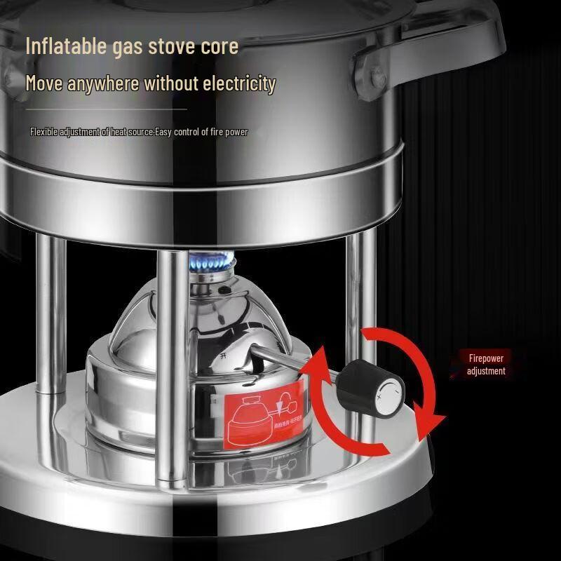 Chuangxingfa Commercial Stainless Steel Alcohol Hot Pot Stove Set