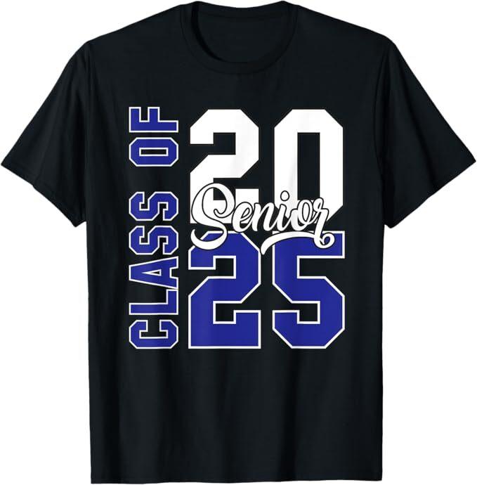 

Senior 2025 Class Of 2025 Vintage 2025 Back To School T-Shirt XL