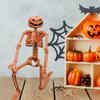 Halloween Skelett Dekorationen Ganzkörper Halloween Skelett Dekor 0,9 m Bewegliche Gelenke Realistische Menschliche Knochen Für Innenbereich Veranda