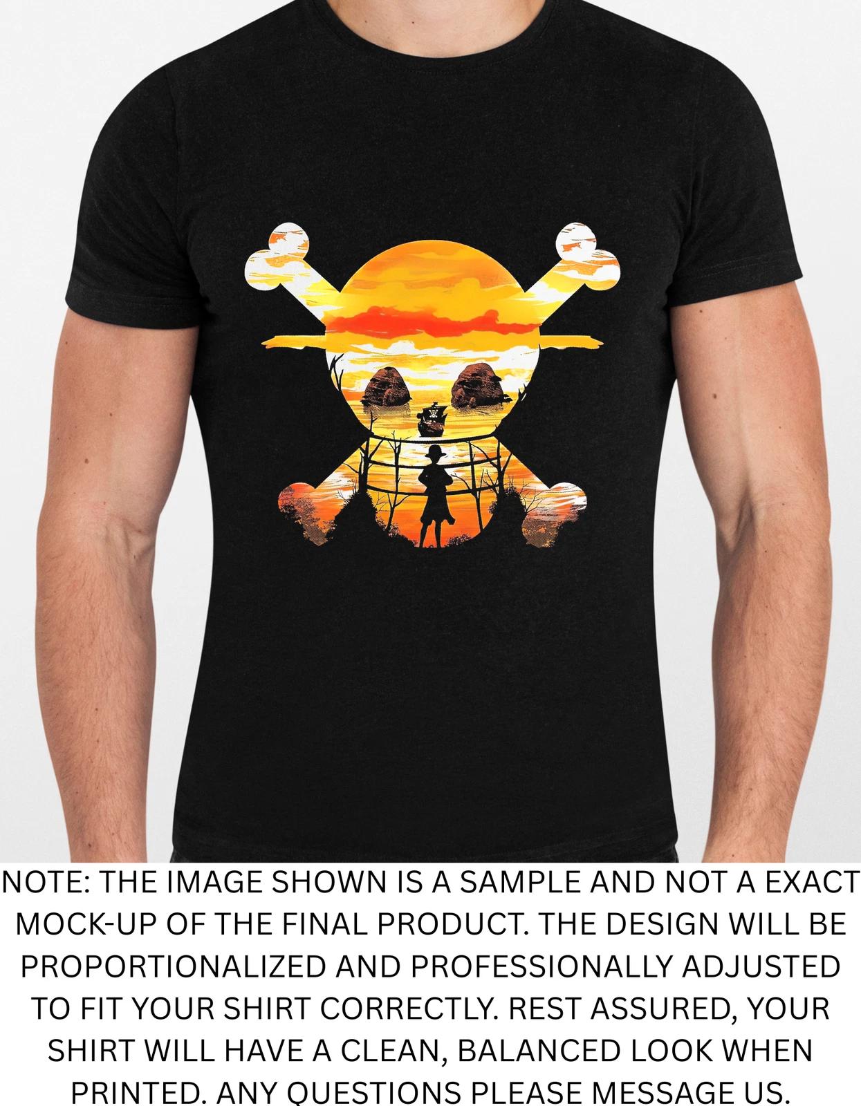 Men s and Women s T-shirts Anime Graphic L