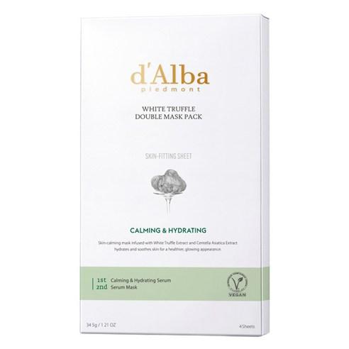 

d’Alba White Truffle Double Mask Pack Set (4 Sheets) – Dual Care Radiance Sheet Mask