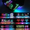 Lumière d'écran LED Design Œil du Diable Affichage Défilant Flexible avec Contrôle par Application pour Pare-brise de Cabine de Camion Animation Décorative Panneau de Texte