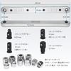 Ryosho FIRSTINFO TOOLS Extension Ratchet Drive, Ultra Short Socket 8-17mm, 4 Socket Adapters, 9.5mm Drive