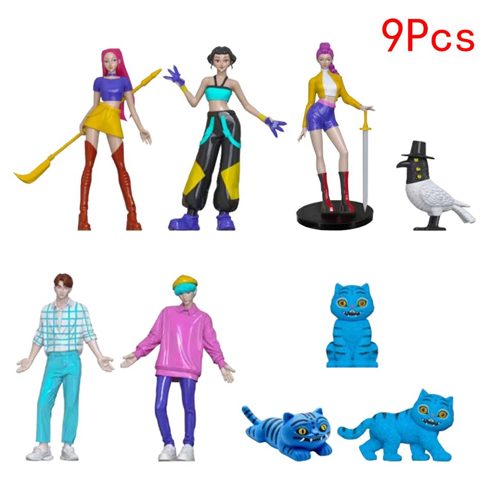 Kpop Demon Hunters Figure K Pop Demon Hunters Figures Huntrix Figures Toy Derpys Tiger Rumi Mira Zoey Sussy Figurine Ornament