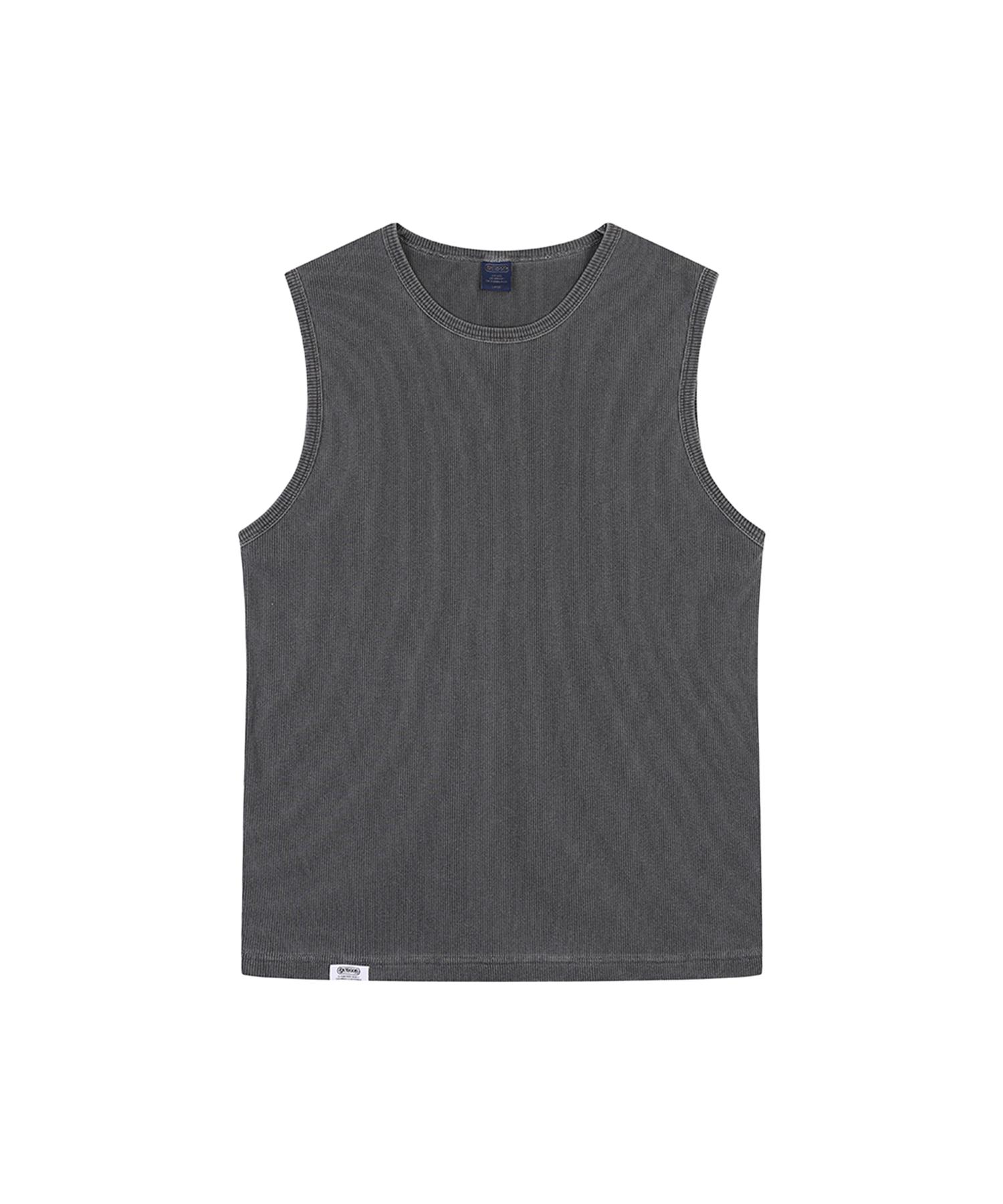Outdoor Products Garment Dyed Ribbed Sleeveless (Charcoal) Charcoal/M