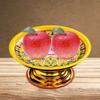Alloy Temple Tray Easy to Fill Buddhist Decoration Chinese Style 7 Inch
