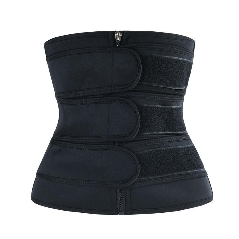 Women s Slim Tummy Belly Belt 65% Polyester 35% Latex Waist Trainer Body Shape Band Colombian Girdles Waist Trimmers Slim Tummy Belly Belt&S чёрный