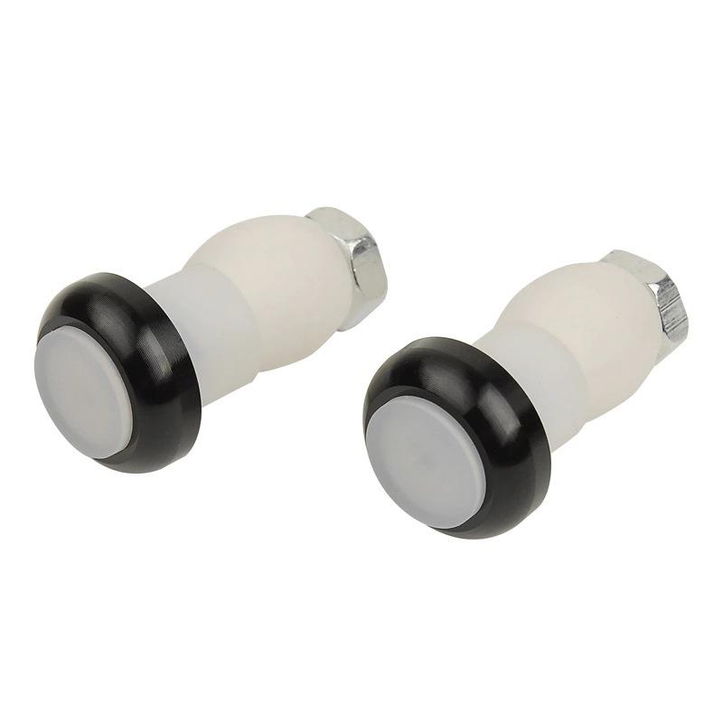 1 Pereche Semnalizator Siguranță Bicicletă Ciclism Capăt Ghidon Dop Lumină LED Roșie Lampă Magnetică Ghidon XR-Hot