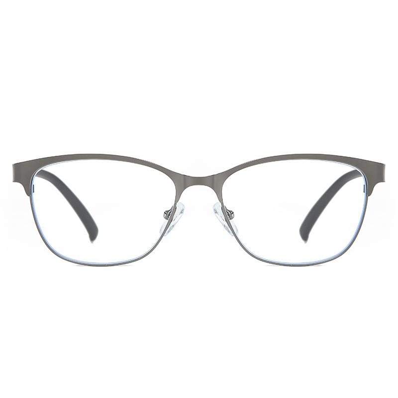 

Металлические очки для чтения «кошачий глаз» Ретро Мужские Женские Пресбиопические Очки с защитой от синего света для родителей Пожилых людей Очки Шарниры Унисекс 4 серый