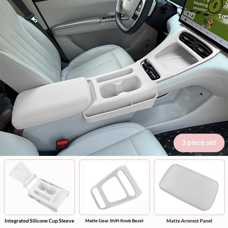 For 24 Geely EX2 Car Integrated All Inclusive Wireless Water Filling Cup Silicone Pad Anti Scratch and Anti Fouling Accessories
