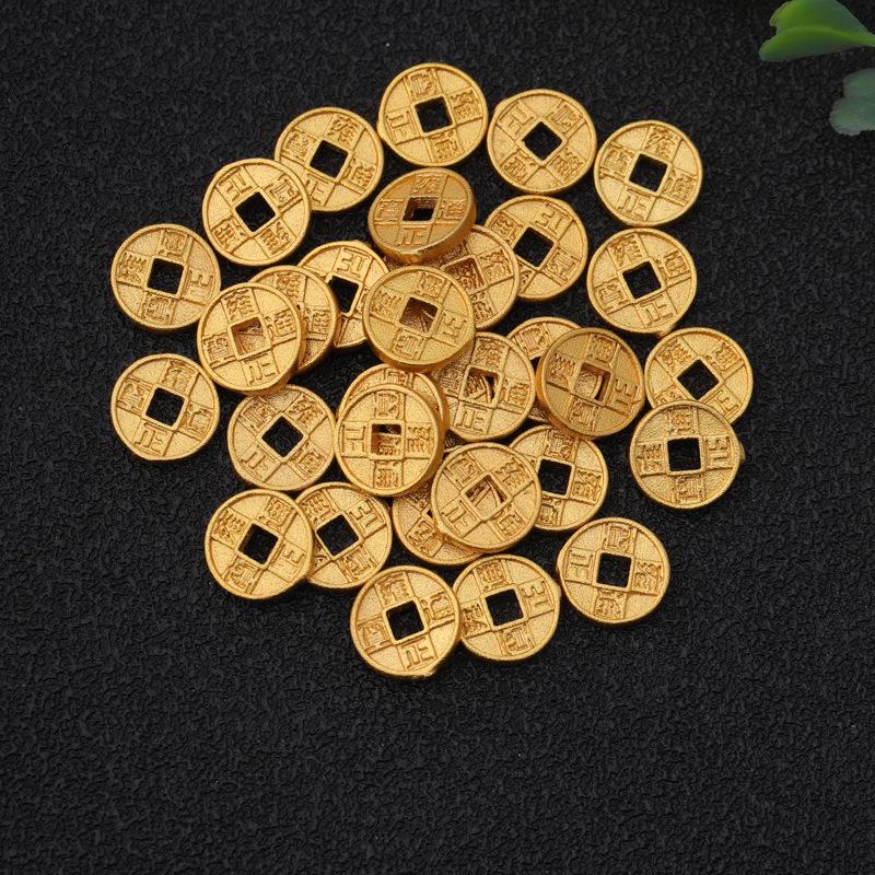 Mini Sandgull Fem Keisermynter Anheng - Imitert Kobbermynt Ornament for DIY