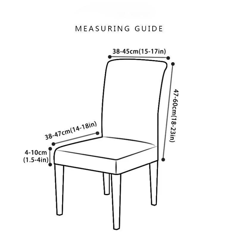 Thickened Printing Chair Cover Hotel Household Jacquard Fabric Universal Universal Elastic One-piece Chair Cover