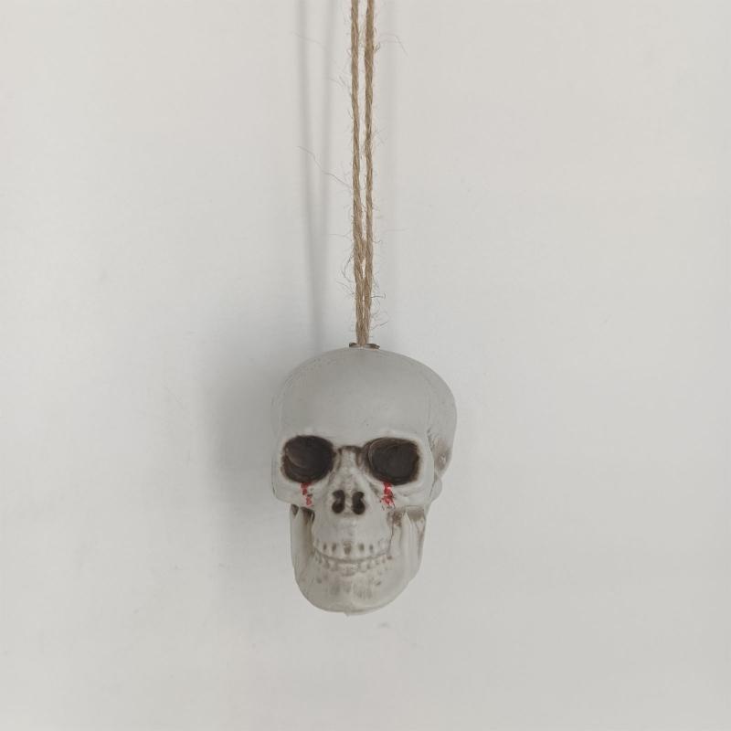 Dripping Skeleton Ornament With Halloween Ornament For Dining Room Porch Theme