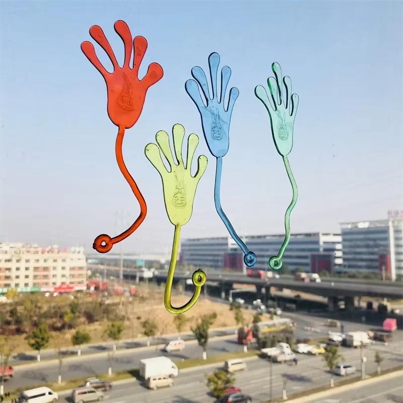 30 Pcs Funny Sticky Hands Toy Elastic Squishy Slap Palm Novelty Gift Party Game Birthday Educational Stress Relief