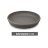Plastic Round Saucer Tray for Succulent and Small Flower Pots Breathable Drainage Support Flat Top Design for Indoor Outdoor Use