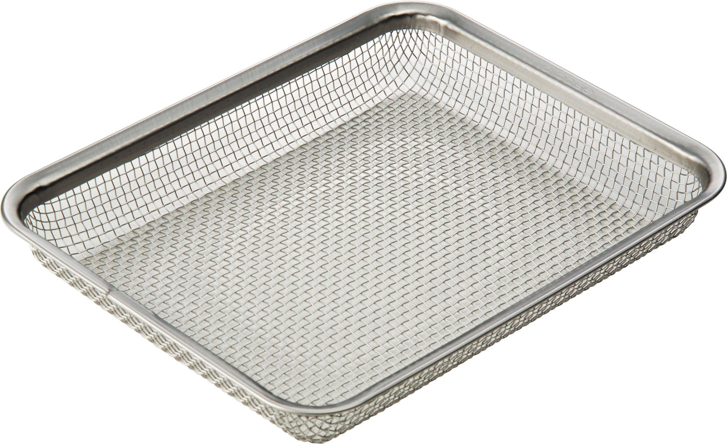 

La Base Tsubame-Sanjo Stainless Steel Square Strainer, 21cm, Made in Japan, Yoko Arimoto, LB-008
