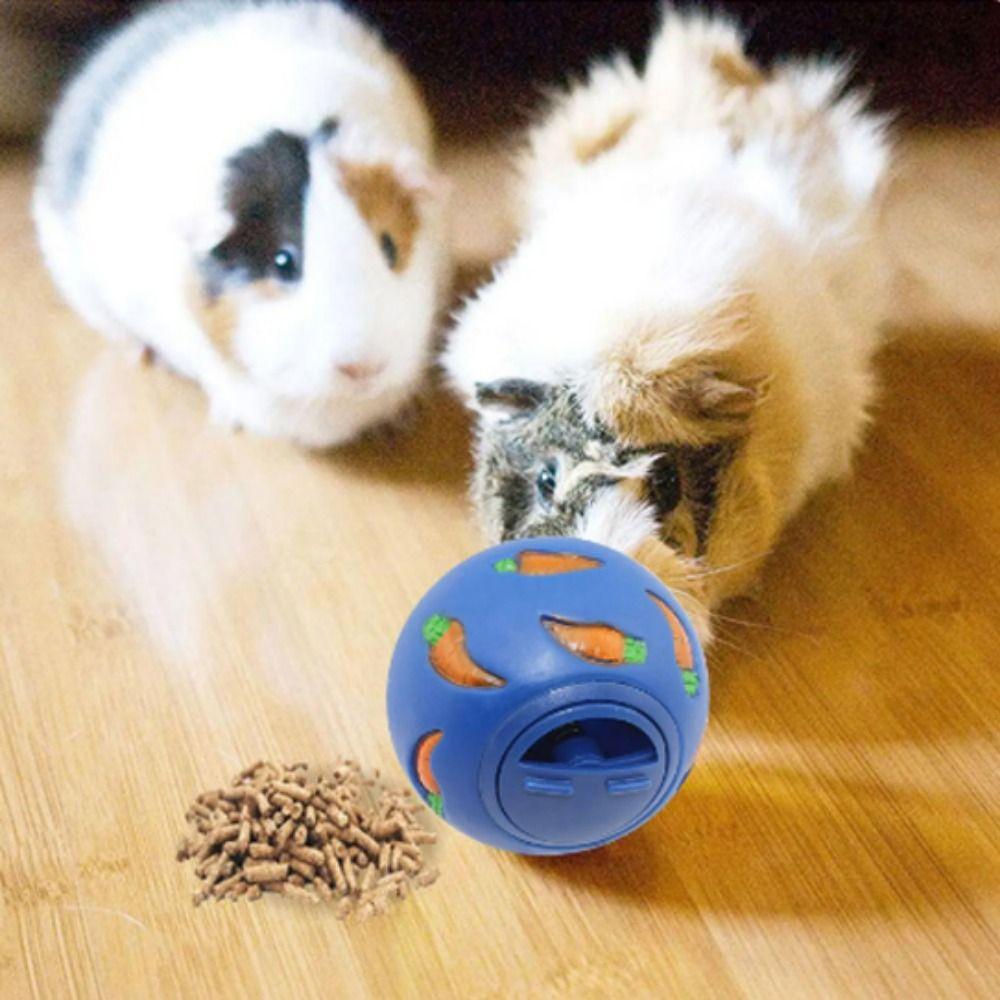 

PVC Rabbit Tumbler Ball Interactive Cat Leaking Ball Practical Cat Feeding Toys Bunny