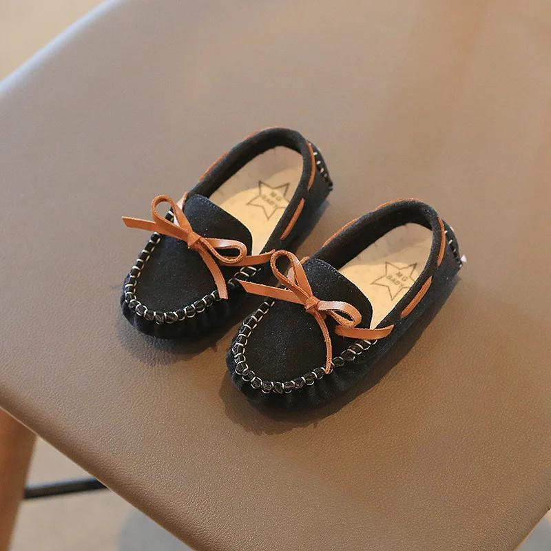 2024 Children Leather Shoes for Girls Spring Autumn New Fashion UK Style Soft Comfortable Anti-slippery Casual Versatile Shoes