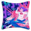 Comic cartoon D-Dandadans Pillow Covers Cartoon Sofa Decorative Home Double-sided Printing Short Plush Cute Cushion Cover