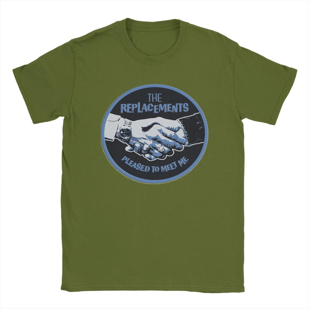 The Replacements T Shirts Men's  100% Cotton Creative T-Shirt Crew Neck  Tees Short Sleeve Tops New Arrival