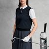 FILA Golf Series Pullover Knitted Polo Short Sleeve Golf Shirt Women tops A11W625411F-NV