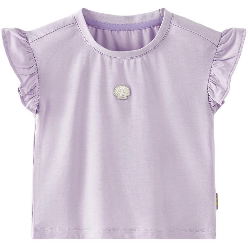 TONGTAI Baby Girl Summer Thin Embroidered Sleeveless Vest 100cm
