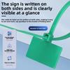 100pcs Tag Labels Self-locking Cable Ties 4*150mm 3*100mm Wire Ties 4*200mm Nylon Material Nylon Ties Cable Management