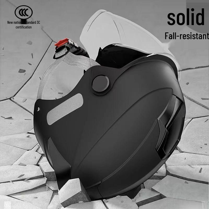 2025 Universal Sunscreen Double Lens Motorcycle Helmet for All Seasons