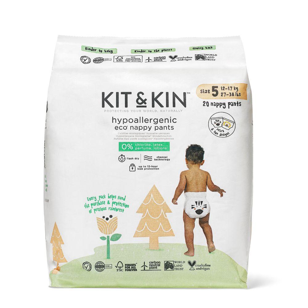 Pieluchomajtki Dla Dzieci Jednorazowe Rozmiar 5 (12-17 Kg), 20 Szt. Kit&Kin