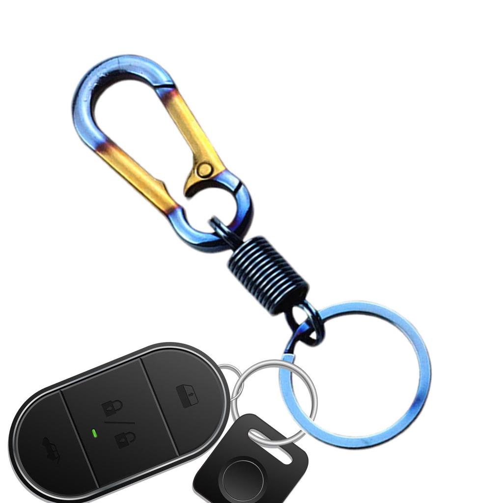 Titanium Carabiner, Bike Keychain, Metal Key Chain, Titanium Keychain, Motorcycle Keychain Clip, Belt Loop