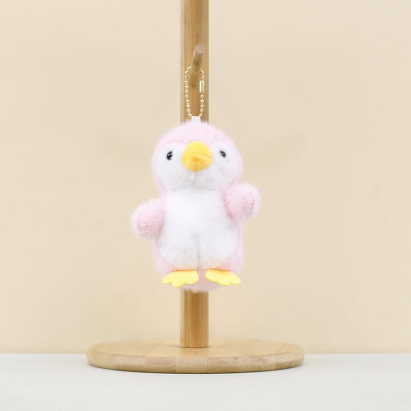 Adorable Cute Penguin Plush Keychain Sweet Stuffed Animal Doll Keyring Accessory