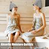 Sauna Anti Heat Sauna Hat Thicken Wool Felt Shower Cap Hair Turban Quickly Towel Drying Towel Hats Sauna Bathroom Accessories