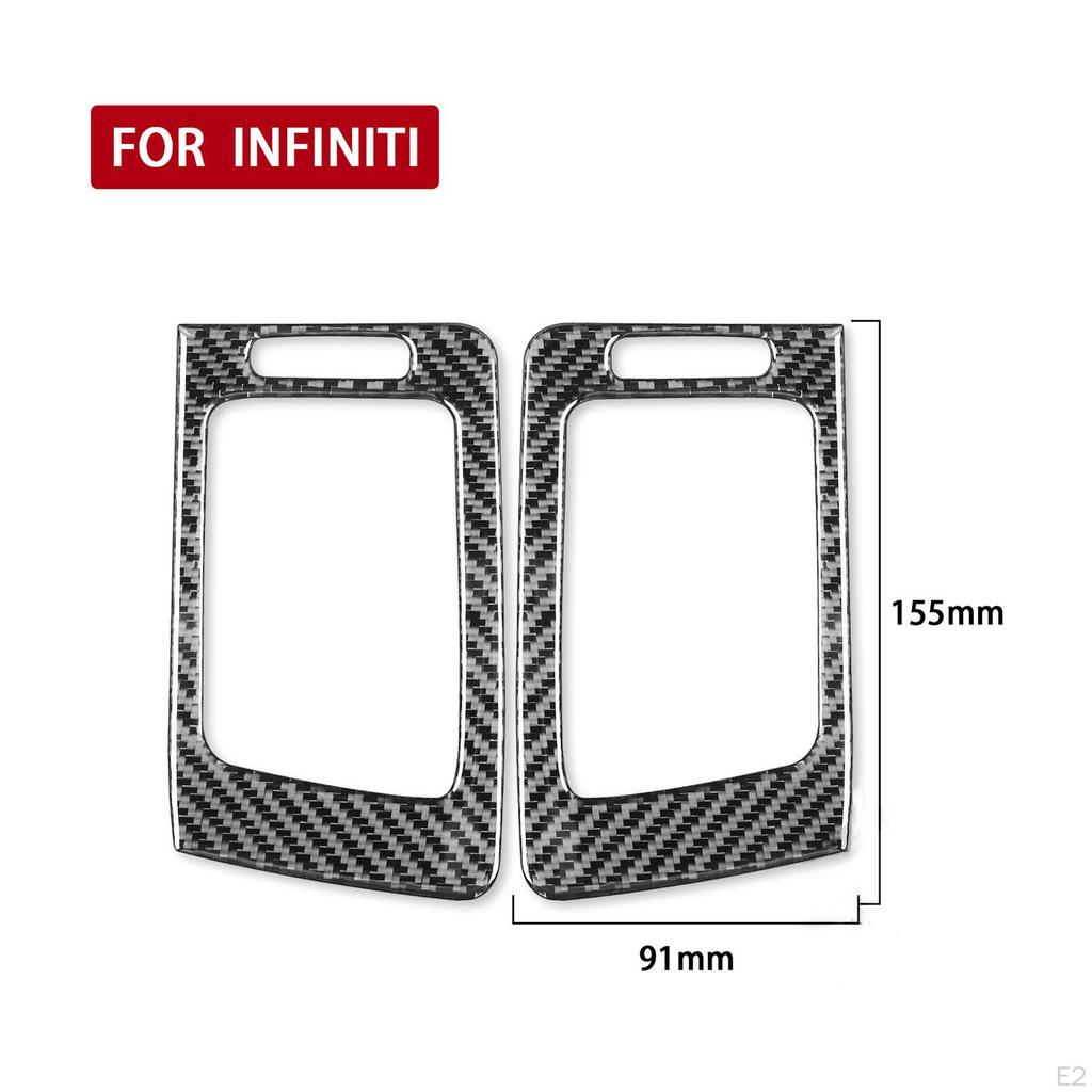 Air Outlet Trim Carbon Fiber Wind Cover Frame Fit for 37