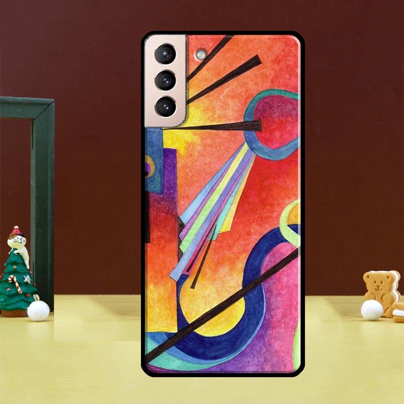 Wassily Kandinsky Abstract Artistic Case For Samsung Galaxy S23 S22 Ultra S21 Ultra S21 FE S9 S10 Note 10 Plus S20 FE Back Cover
