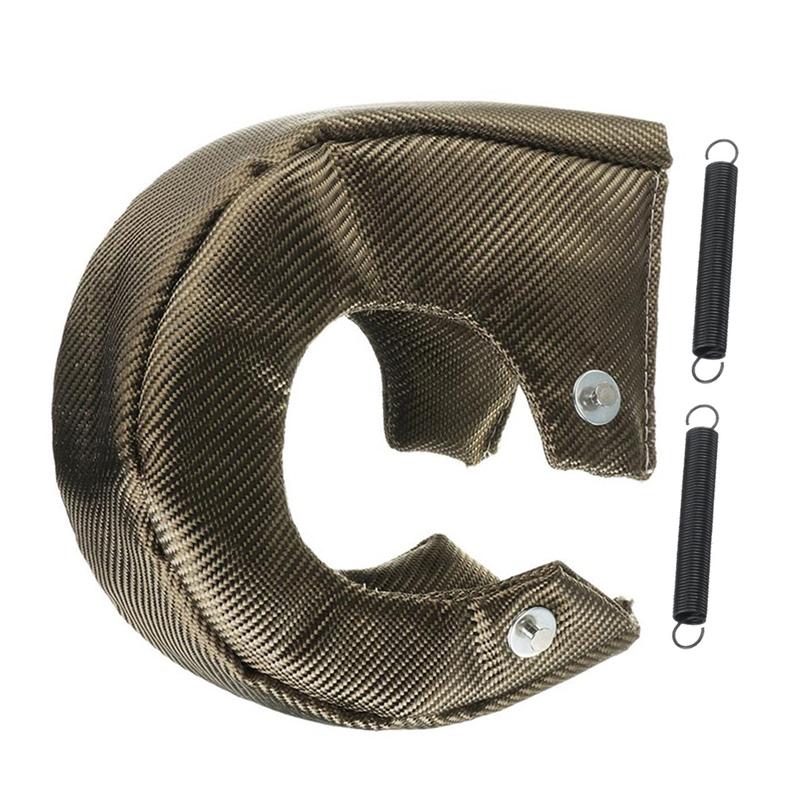 Car Titanium T3 Turbo Blanket Charger Cover Insulation Heat Shield Barrier Exhaust Header Wrap Tape Motorcycle Accessorie