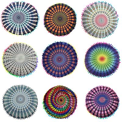 Sagit Round,Bohemian,Meditation,Cushion,Cover,Ottoman,Cushion,Pillowcase,Sofa,Cushion