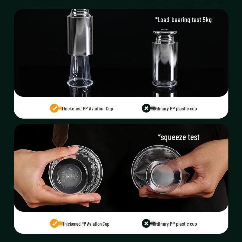 Meiliya Thickened Disposable Plastic Cups