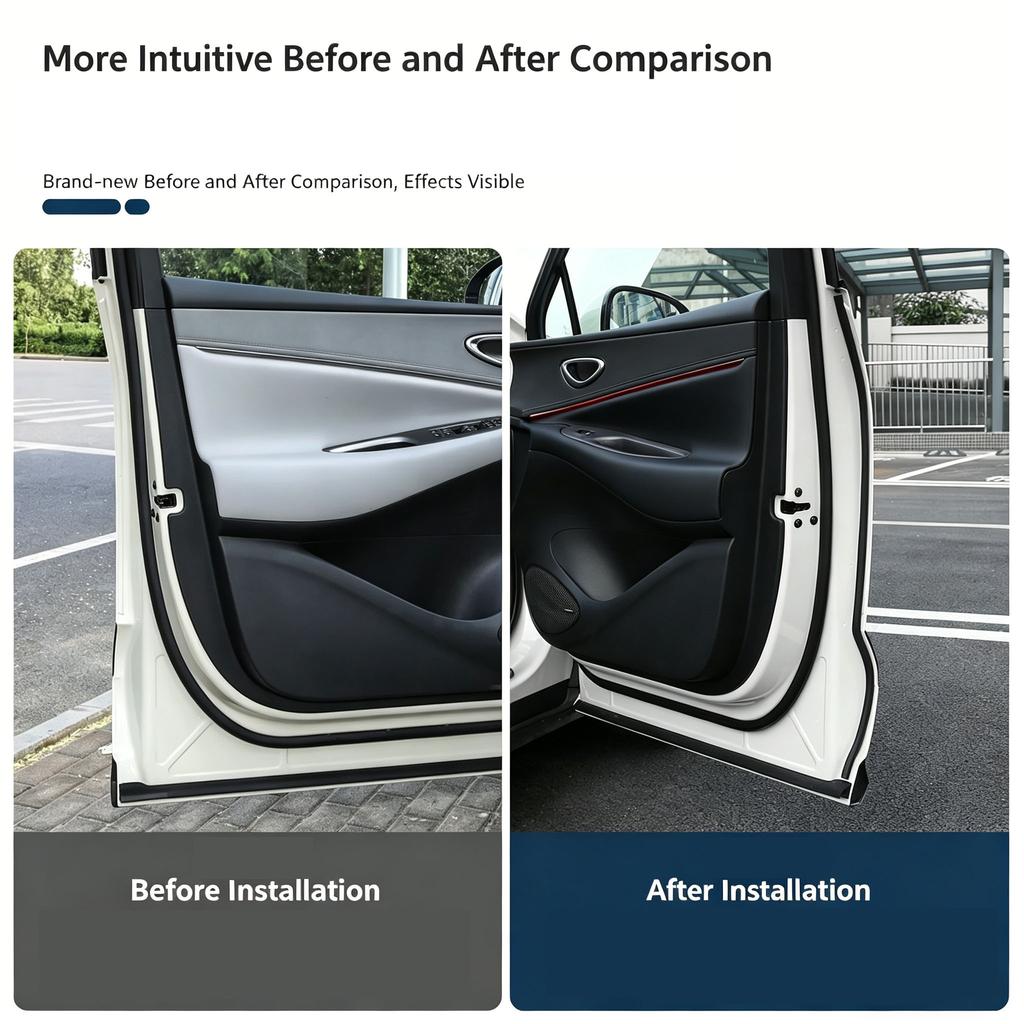 For BYD Sea Lion 06DM-I/EV Sealing Strip Car Doors Sound Insulation Noise Reduction Stickers Modification Supplies Accessories S5