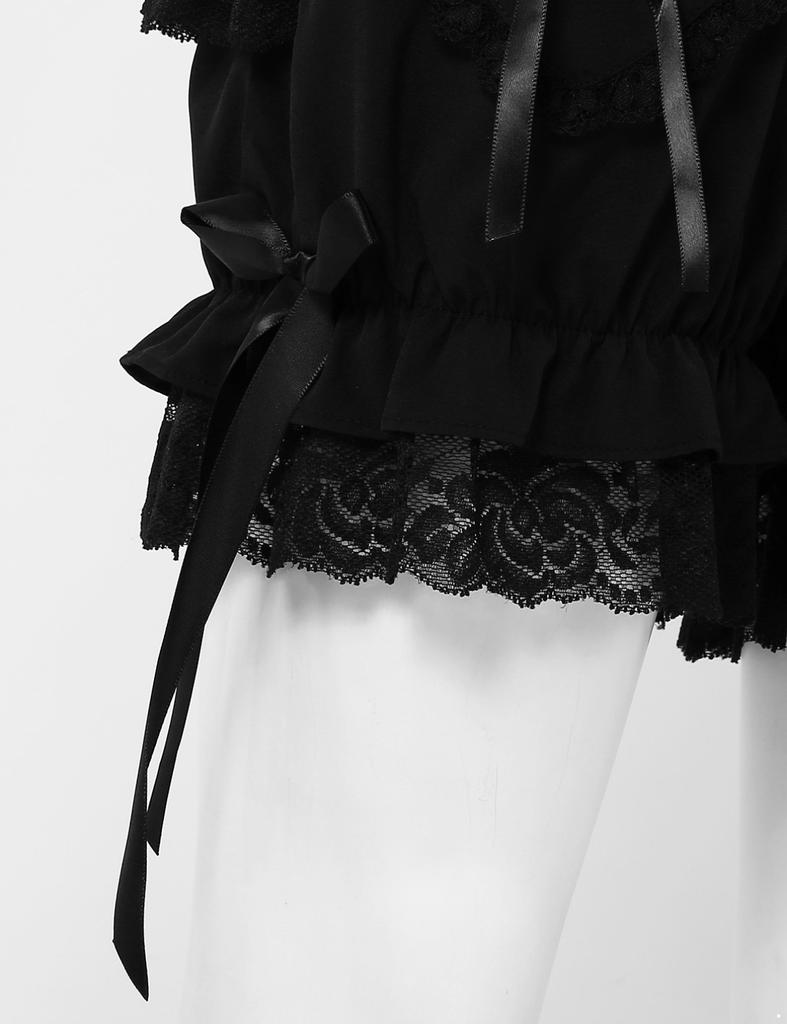 Dámské Vintage viktoriánské gotické kalhoty Kostým Pumpkin Shorts Bloomers Shorts