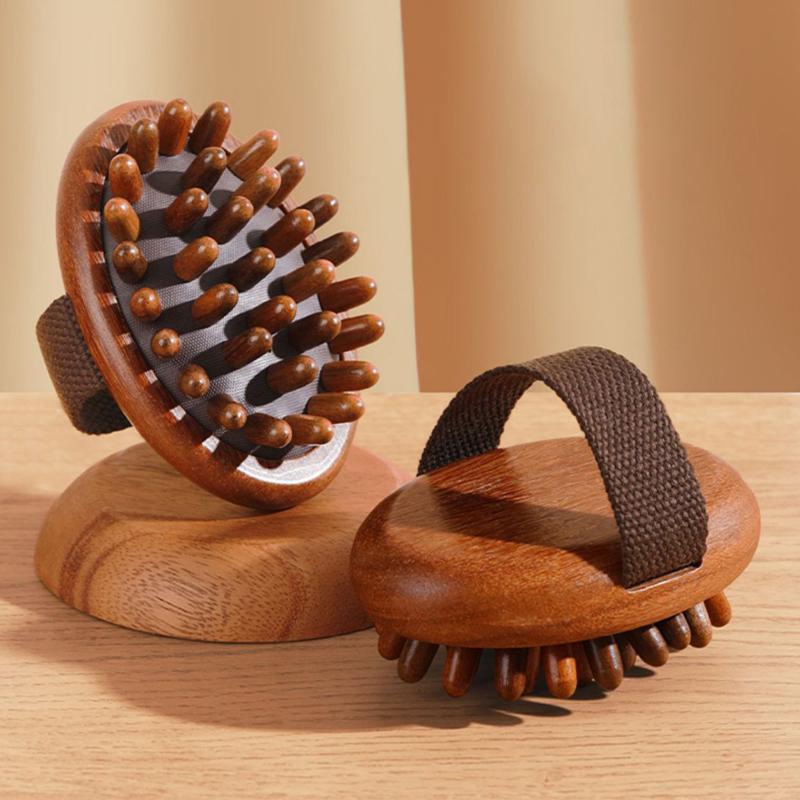 Massage Meridian Brush Stomach Wooden Airbag Scalp Brush Five Elements Body Unblocking Abdominal Massage Leg Massage Tool