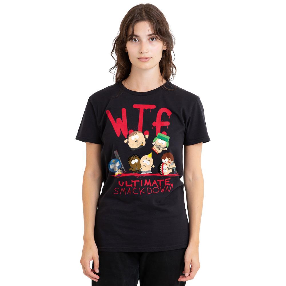 South Park Unisex Adult WTF Ultimate Smackdown T-Shirt