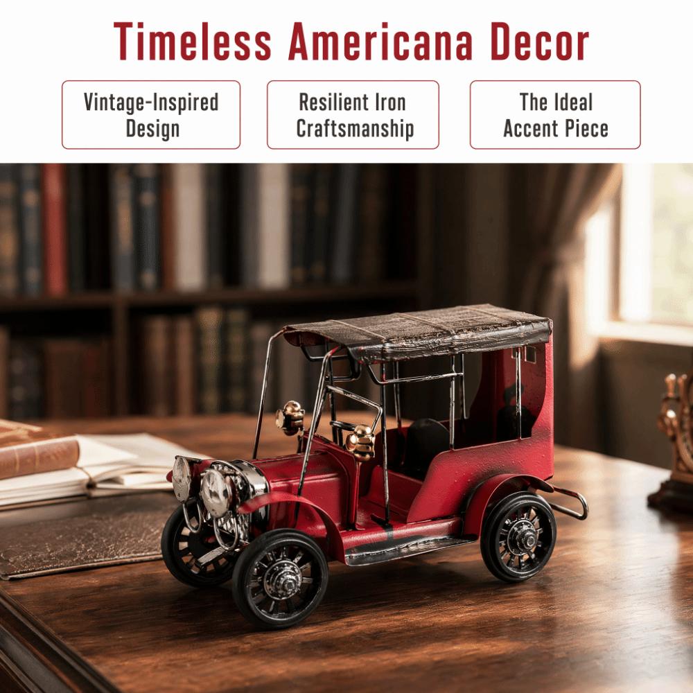 Miniature Classic Car Model Iron Car Desktop Decor Miniature Car Model Living Room Decor