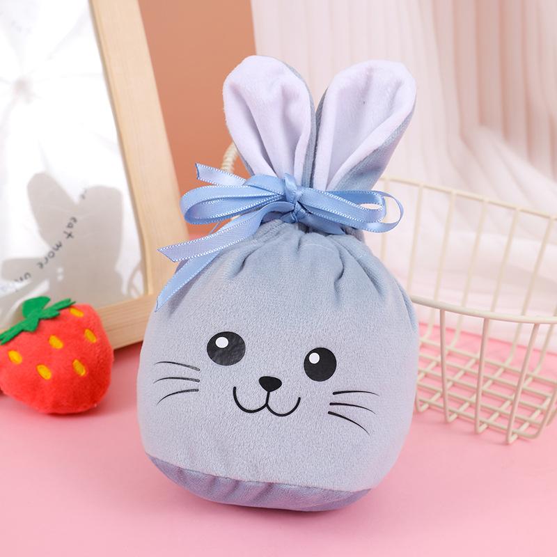 Set 1 buc. Geantă cu șnur pentru Paște, Design în formă de iepure